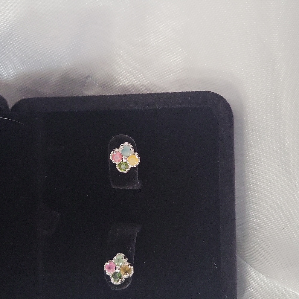 LOW START Genuine Gemstone Earrings - Picture 3 of 3